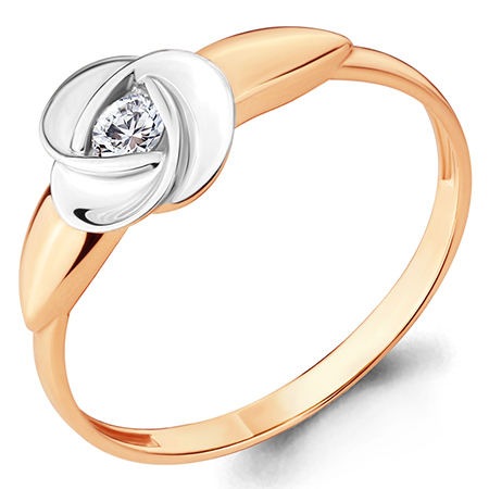 Кольцо, золото, бриллиант, 963417к